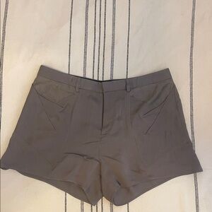 Helmut Lang High Waist Gray Shorts